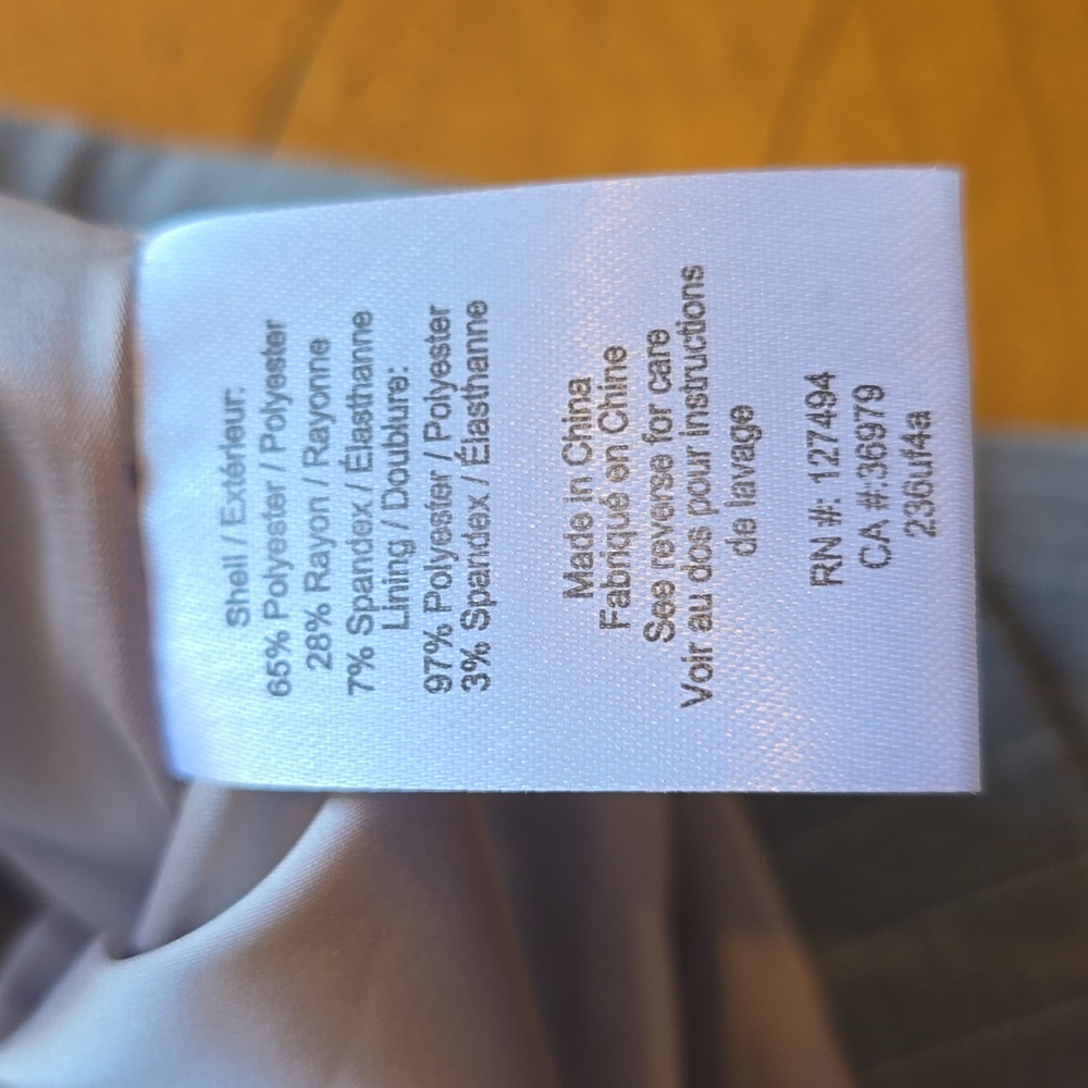 Heartloom, Light Gray Pinstripe Vest, EUC, Women's L - Picture 12 of 13